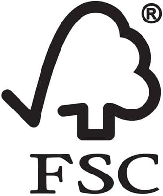 Logo ufficiale FSC che garantisce la provenienza da fonti gestite in modo responsabile