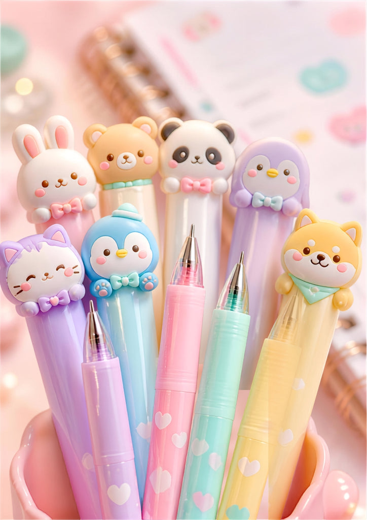 Penne Gel & Cancellabili (Stile Kawaii/Legami)